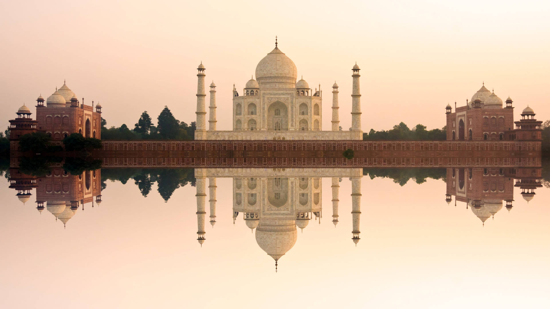 Delhi Taj Mahal Reflection Picture