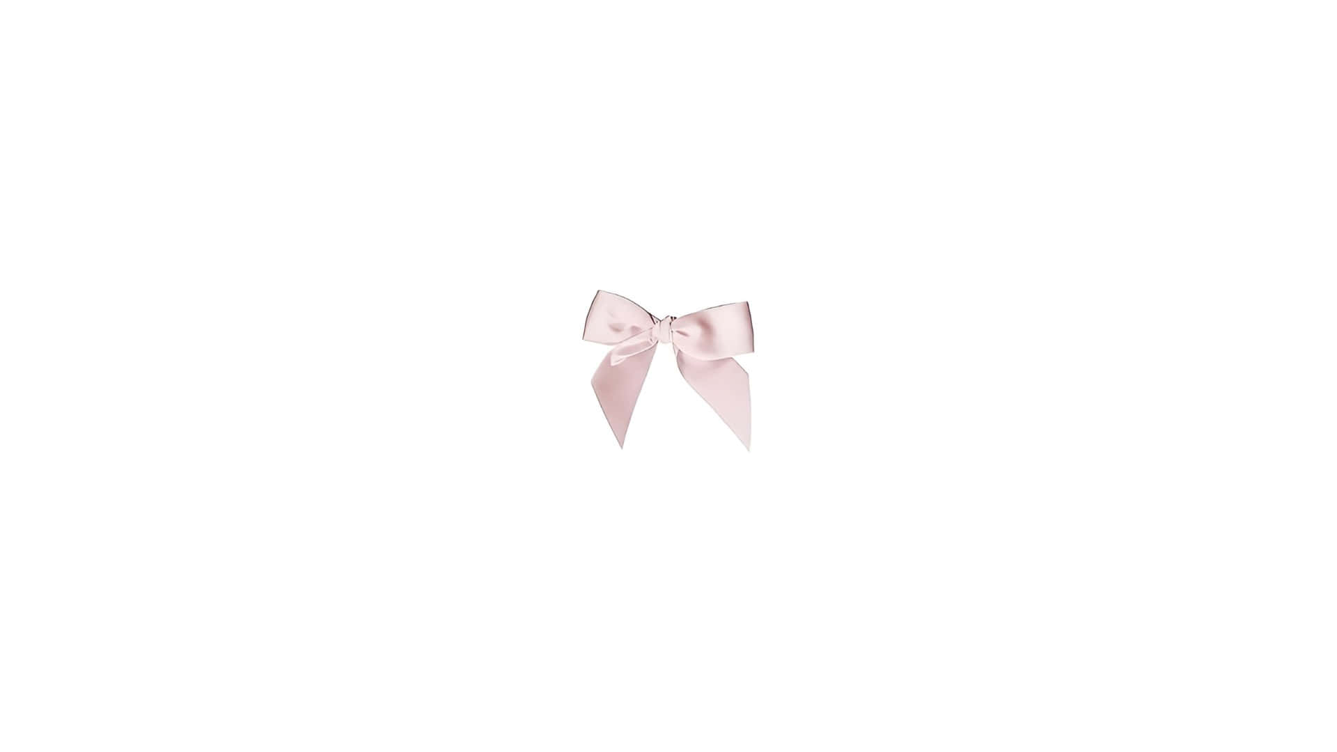 Delicate Pink Aesthetic Bow Wallpaper