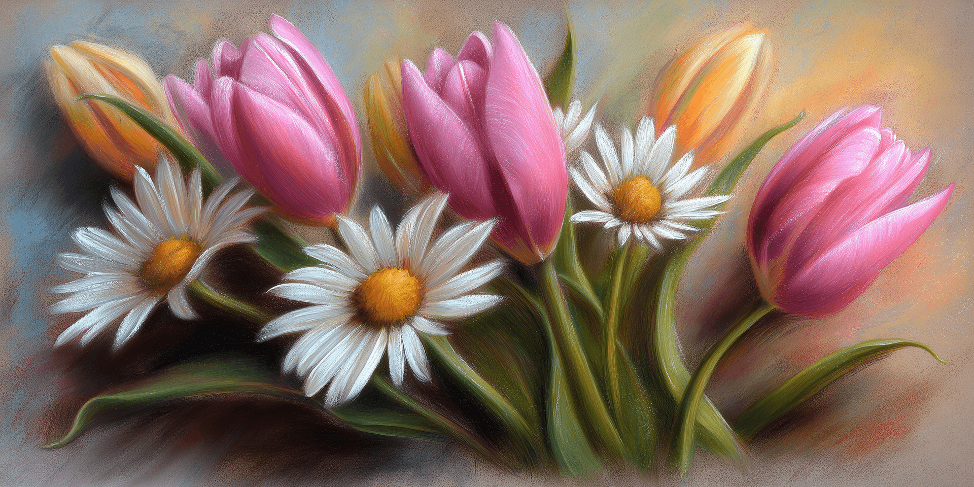 Delicate Spring Bouquet Wallpaper