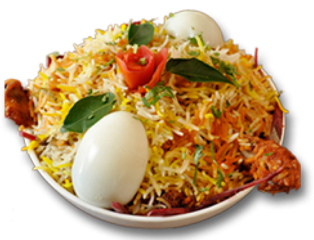 Delicious Biryani Dishwith Eggsand Chicken PNG