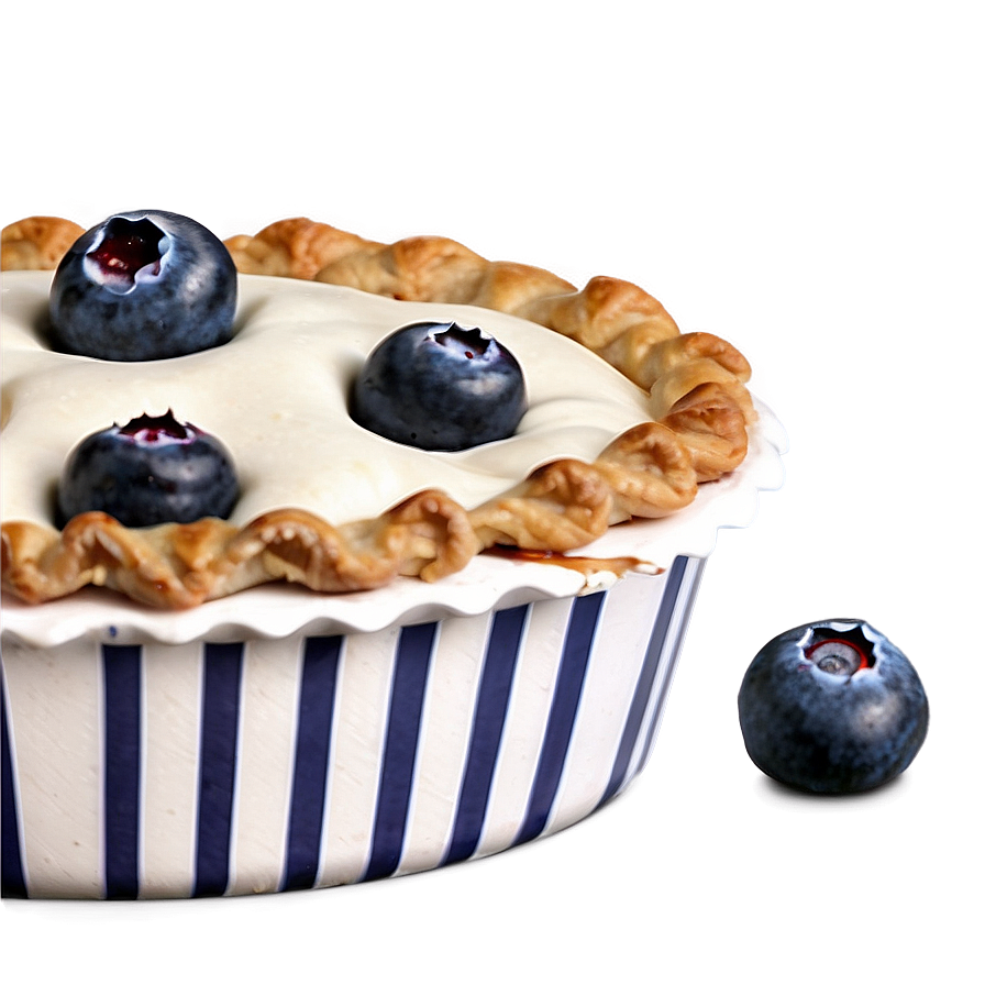 Delicious Blueberry Pie Png Xje17 PNG