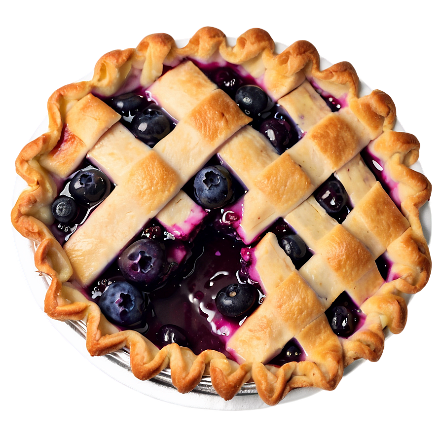 Delicious Blueberry Pie Png Xuc95 PNG