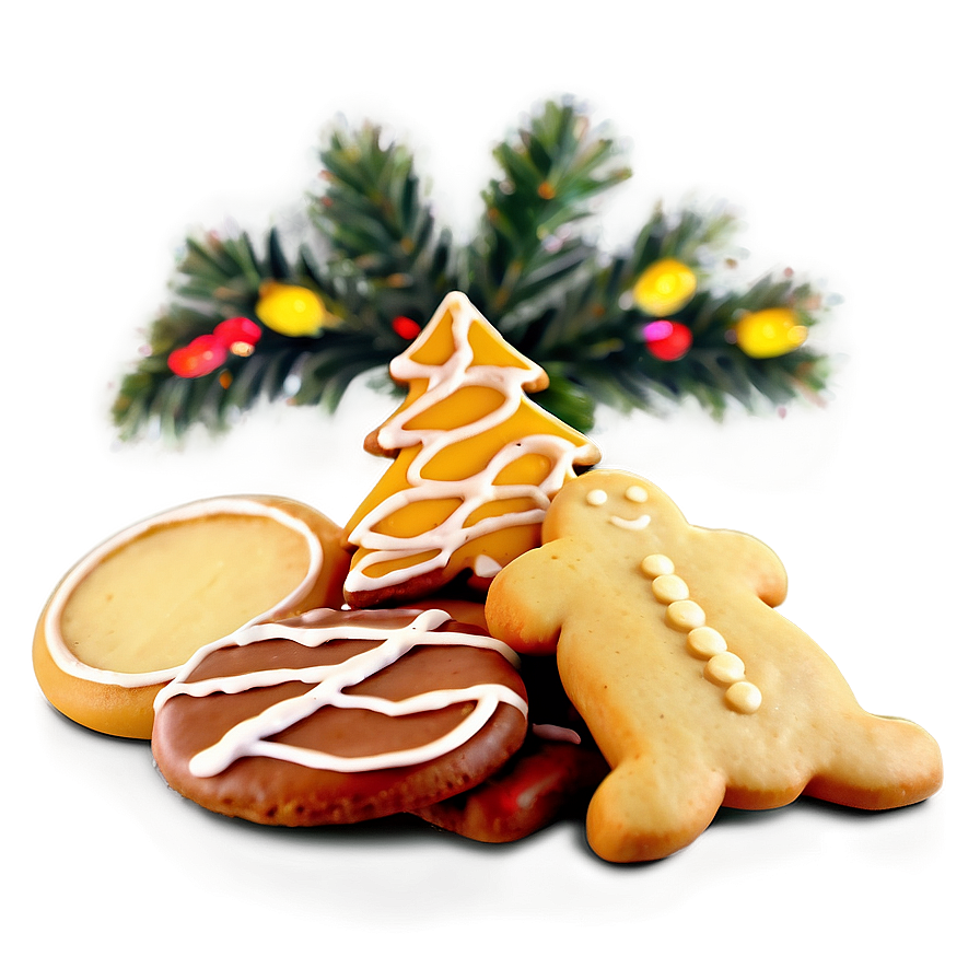 Delicious Christmas Cookie Assortment Png Psw27 PNG