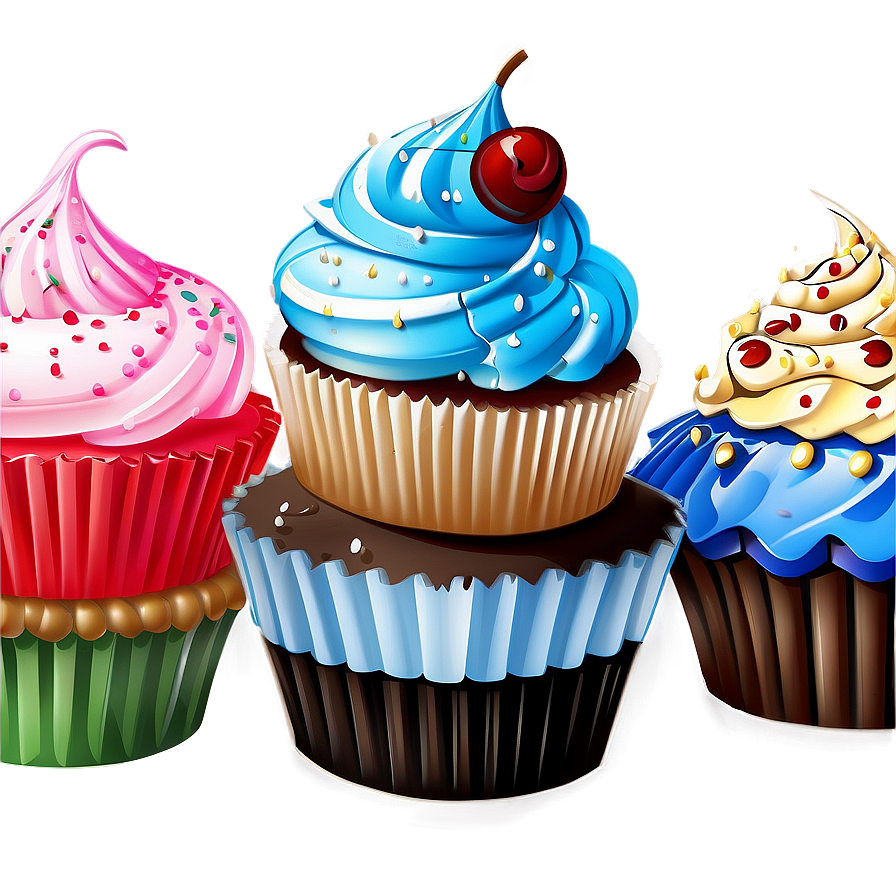 Delicious Cupcakes Png Uhm PNG