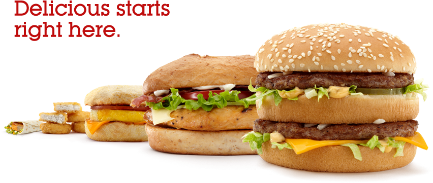 Delicious Fast Food Combo PNG