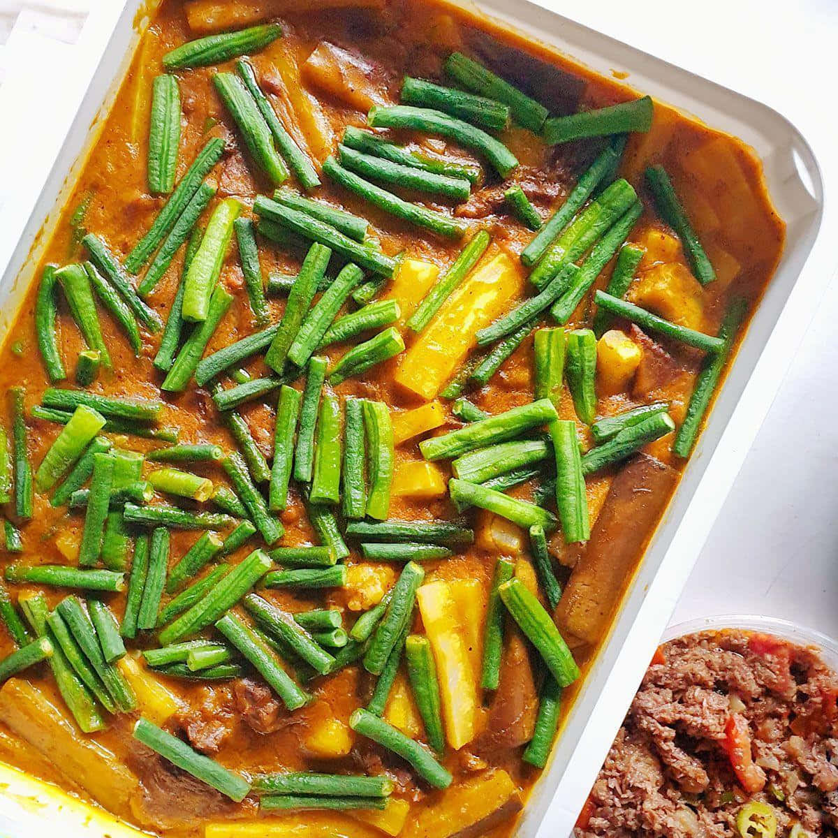 Delicious Serving Of A Vegan Kare-kare Picture