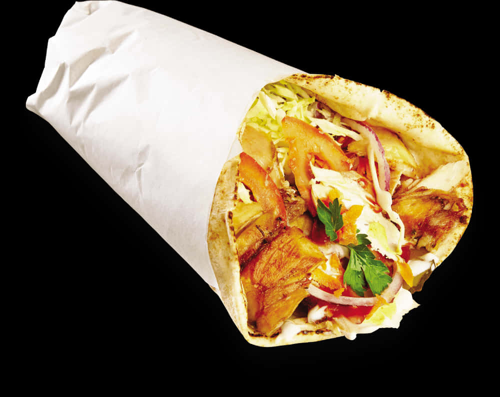 Delicious Shawarma Wrap.jpg PNG