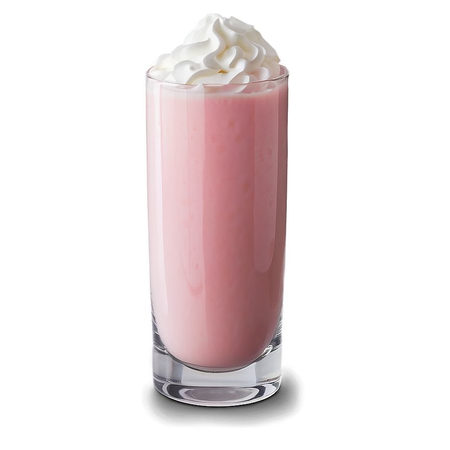 Delicious Strawberry Milk Glass Png 44 PNG