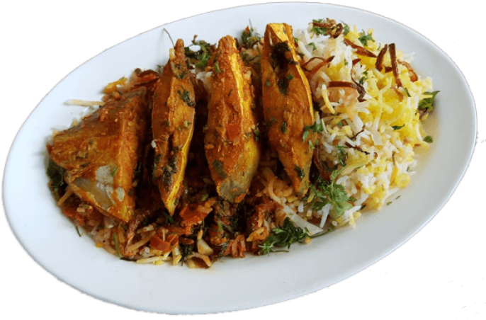 Delicious Vegetable Biryani Dish PNG