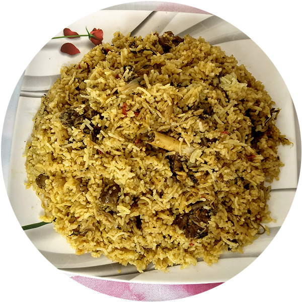 Delicious Vegetable Biryani Dish PNG