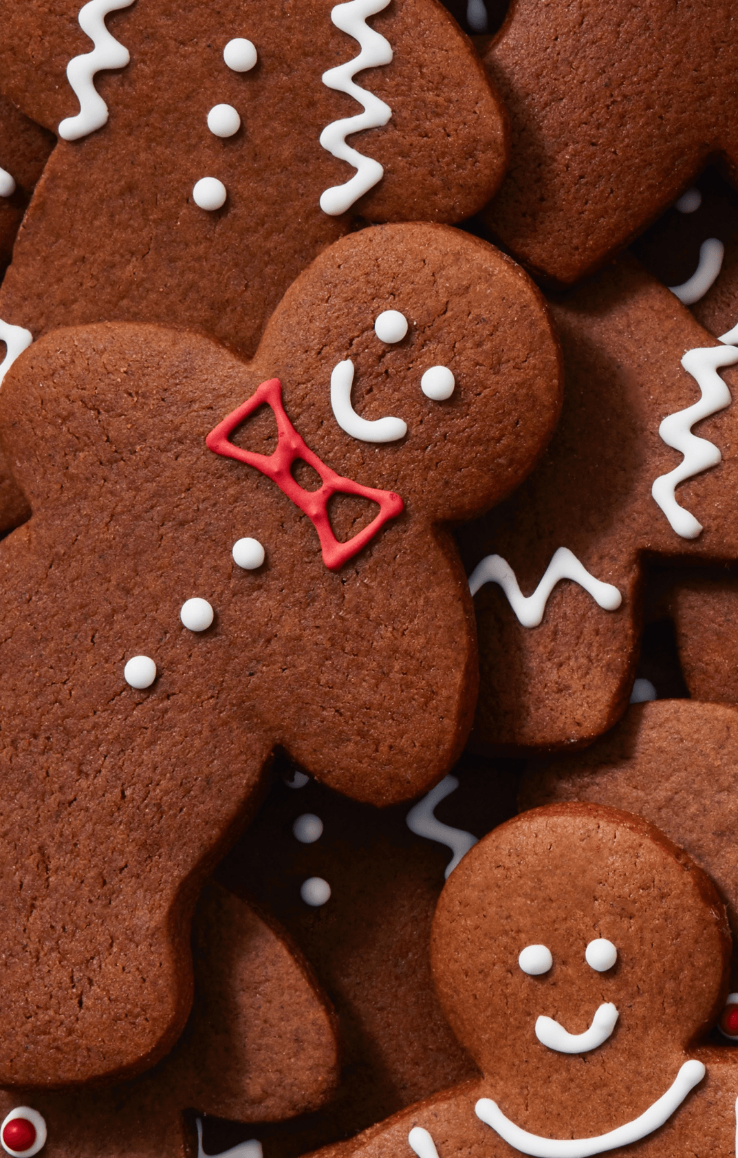 Deliciously Aesthetic Gingerbread Background