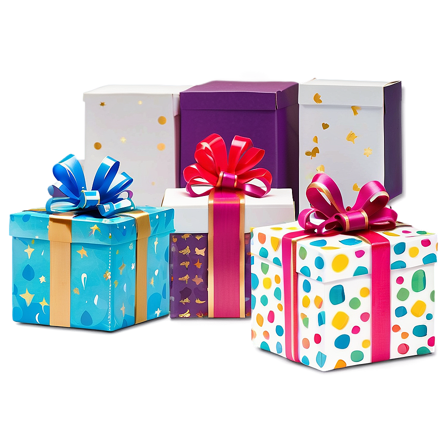 Download Delightful Celebration Gift Boxes Png Lbg86 | Wallpapers.com