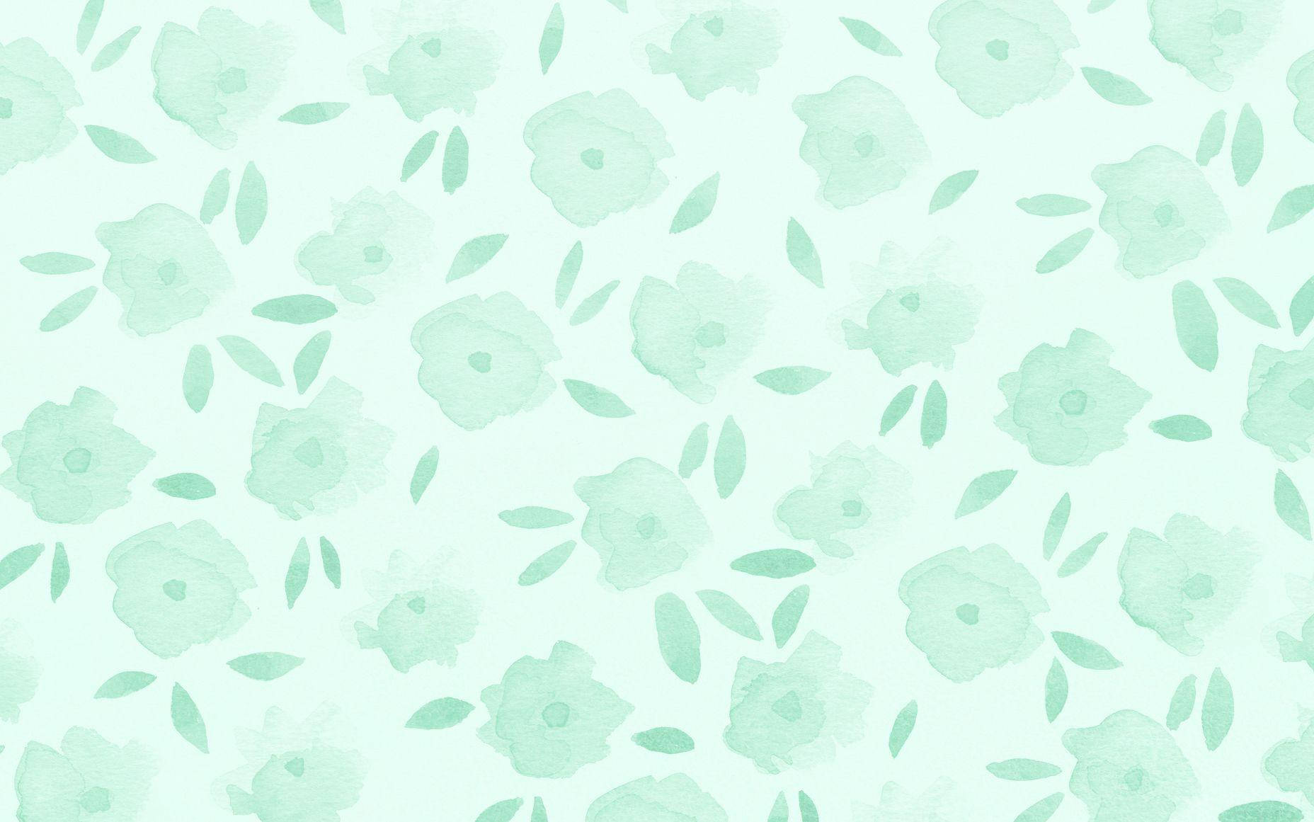 Bezauberndedigitale Ästhetische Smaragdrosen Wallpaper