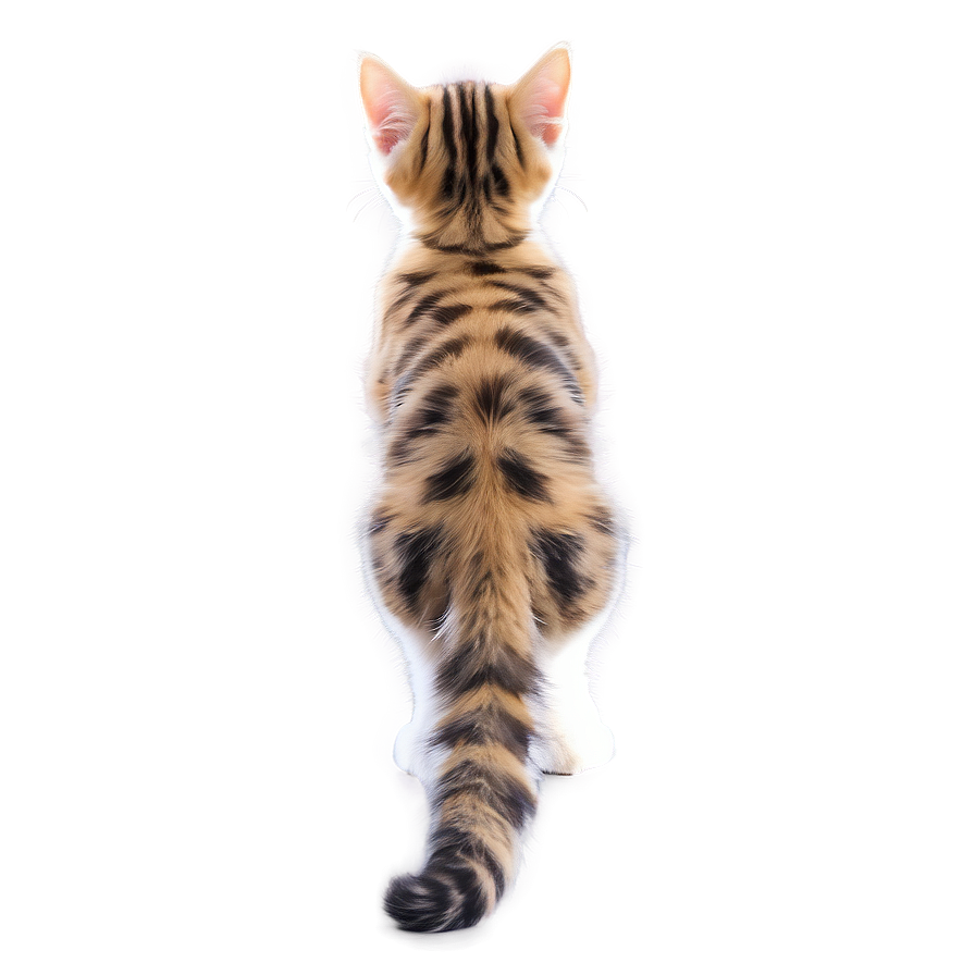 Delightful Kitten Tail Png Clr30 PNG