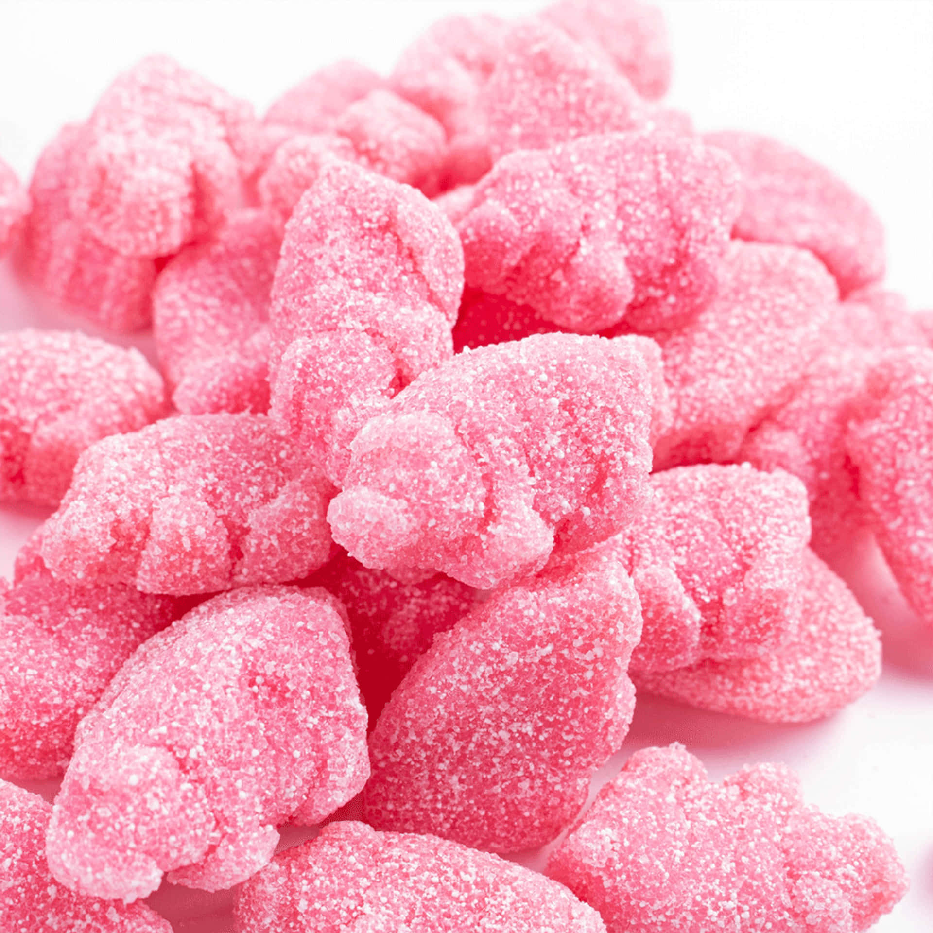 Delightful Pink Candy Explosion Wallpaper