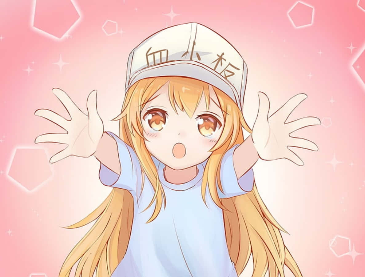 Delightful Platelets From Cells At Work Anime Wallpaper