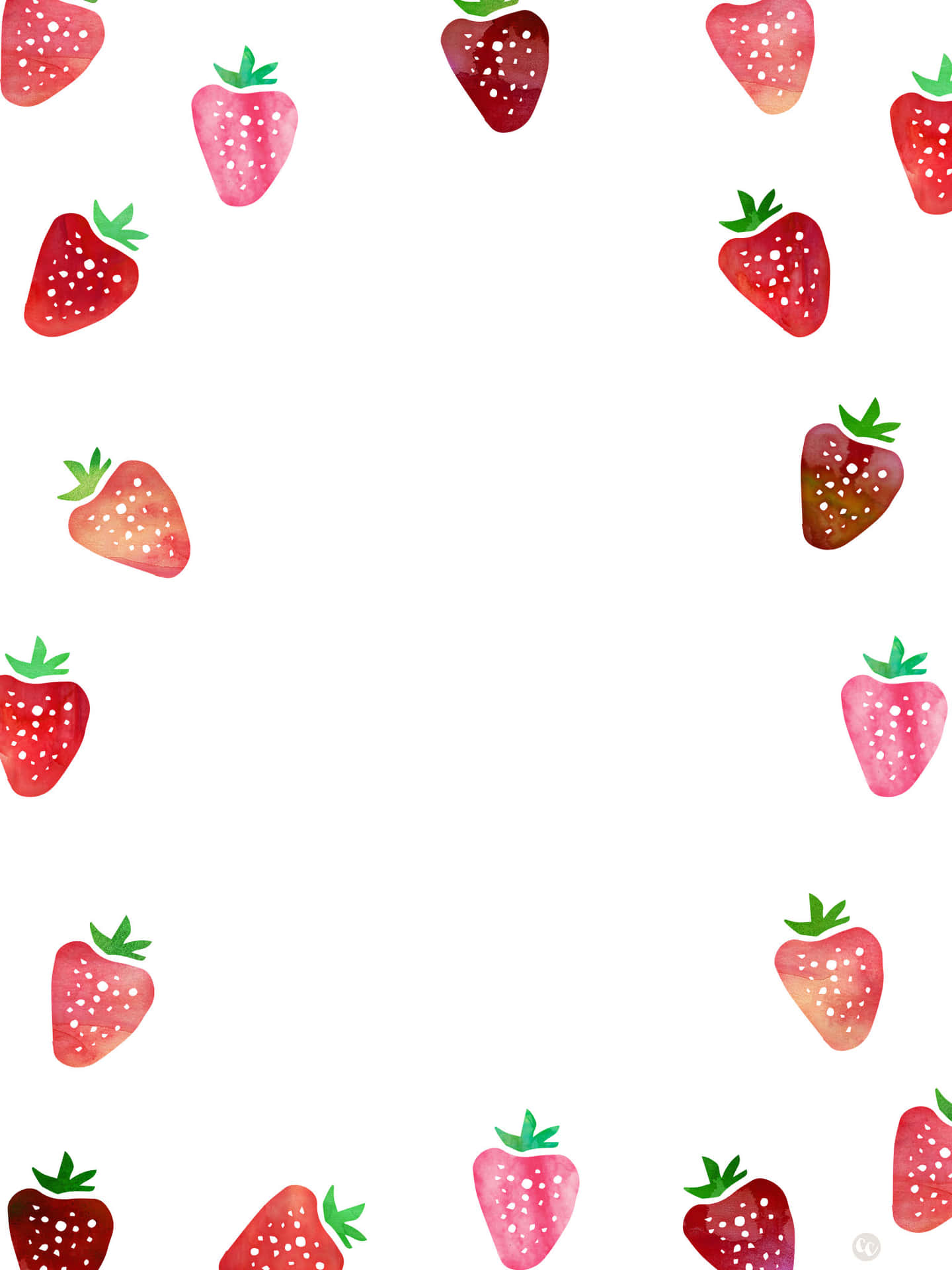 Delightful Strawberry Backgroundscene