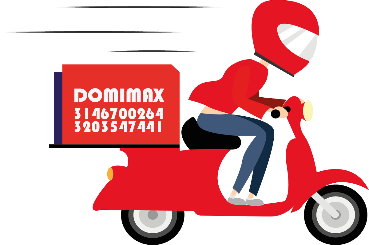Delivery Scooter Illustration PNG
