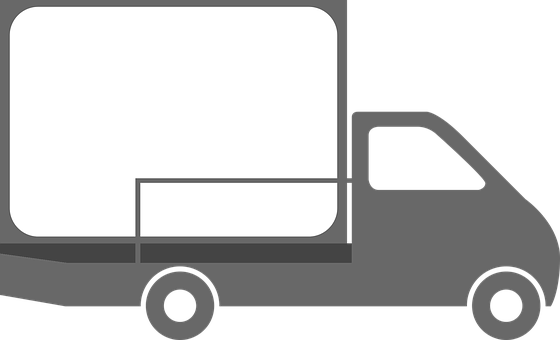 Delivery Truck Vector Illustration PNG