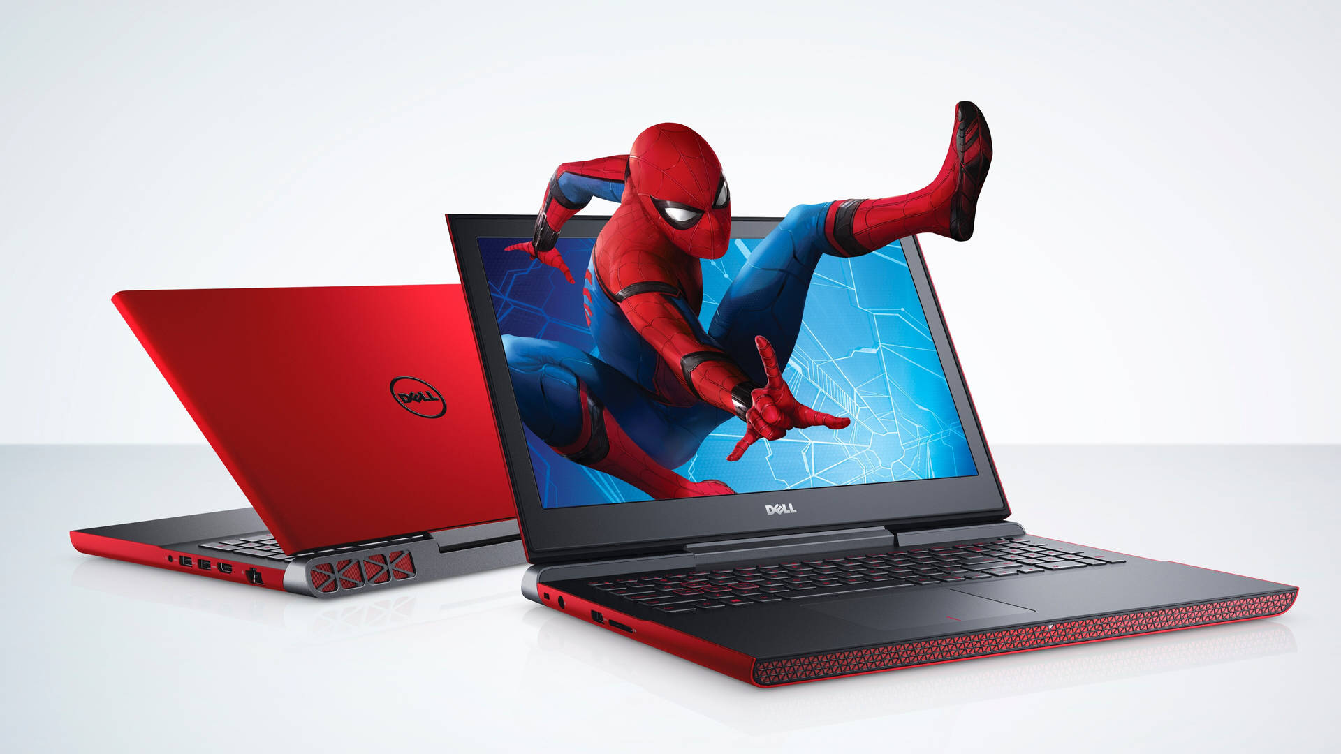 Dell 4k And Spiderman Collaboration Wallpaper