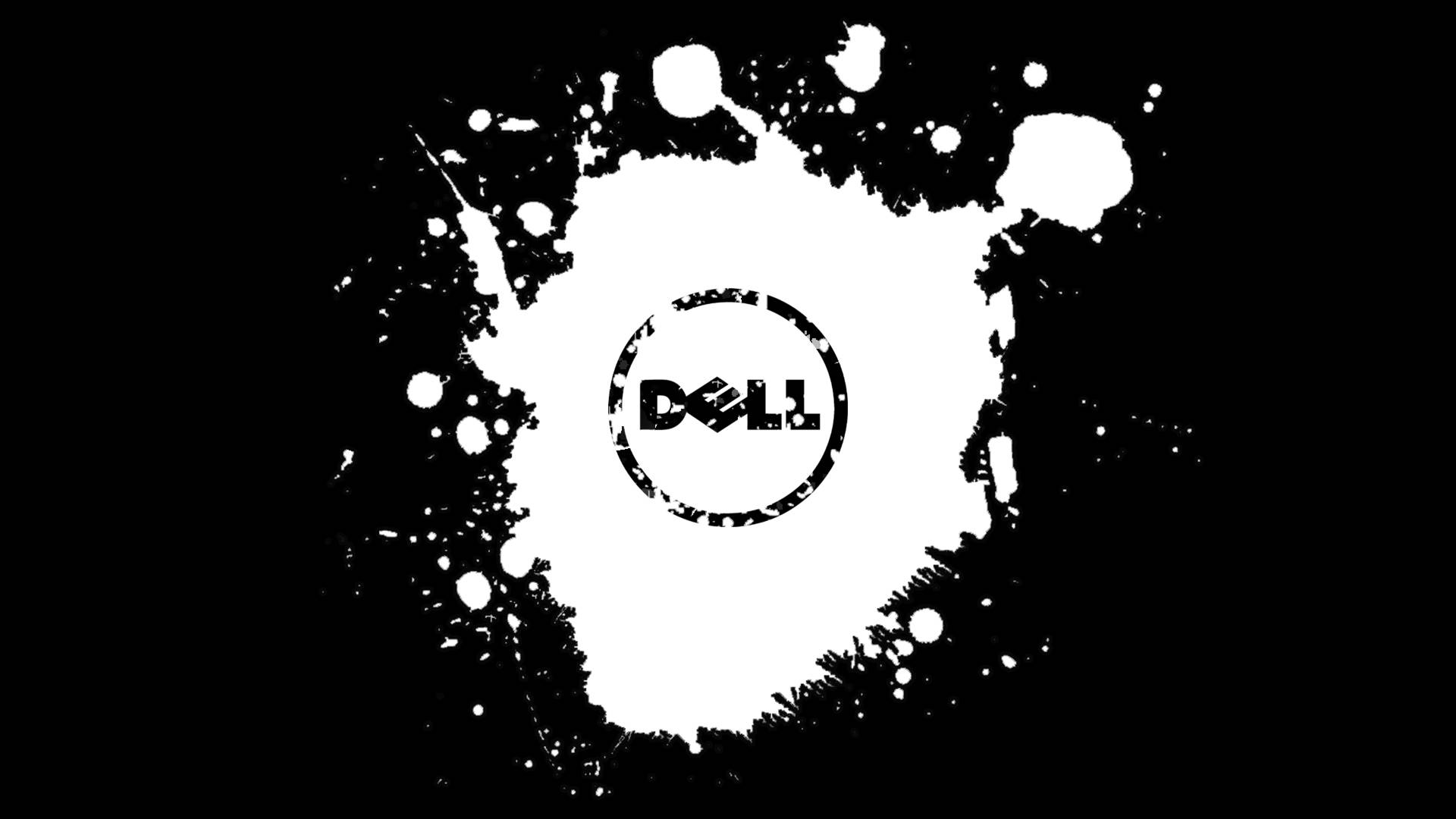 Dell 4k Logo Splotch Wallpaper