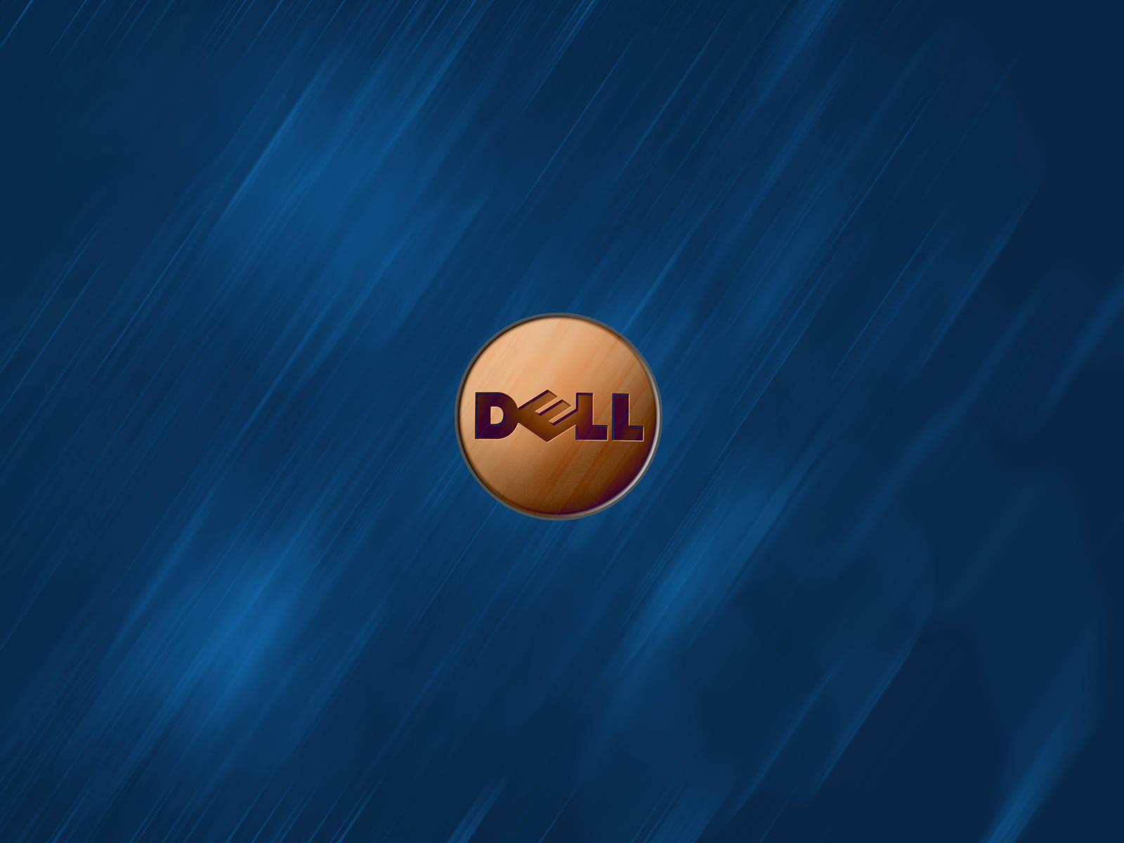 Dell Hd-logo I Træ Wallpaper
