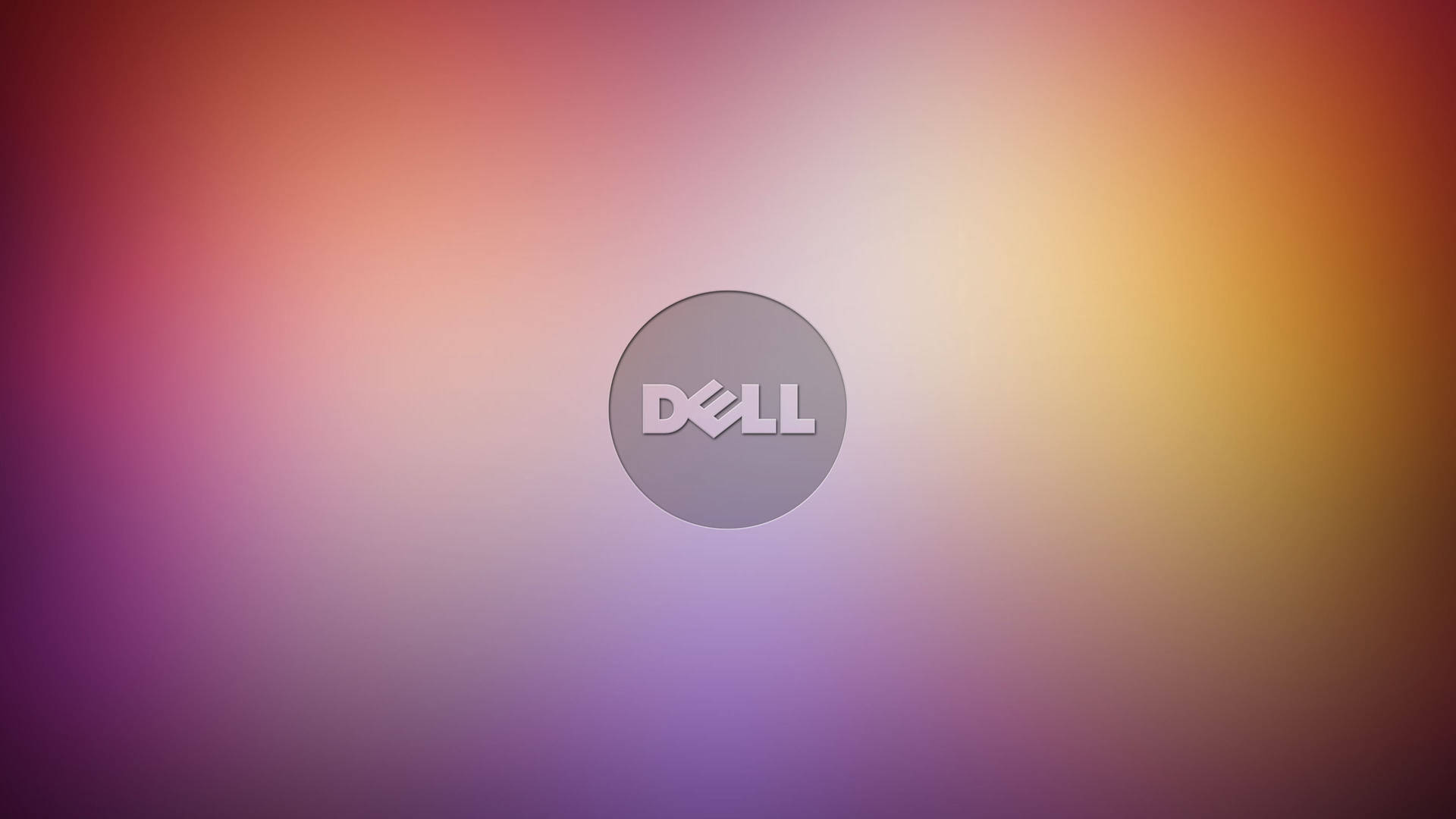 Delllaptop Mit Verschwommenem Farbverlauf Wallpaper