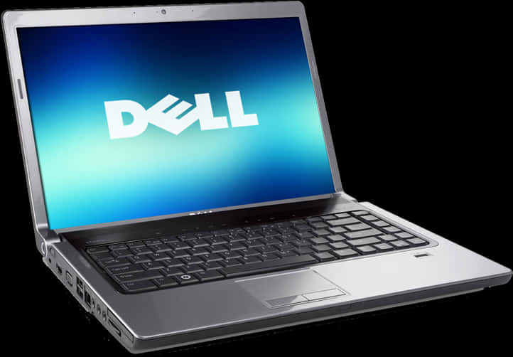 Dell Laptop Displaying Logo PNG