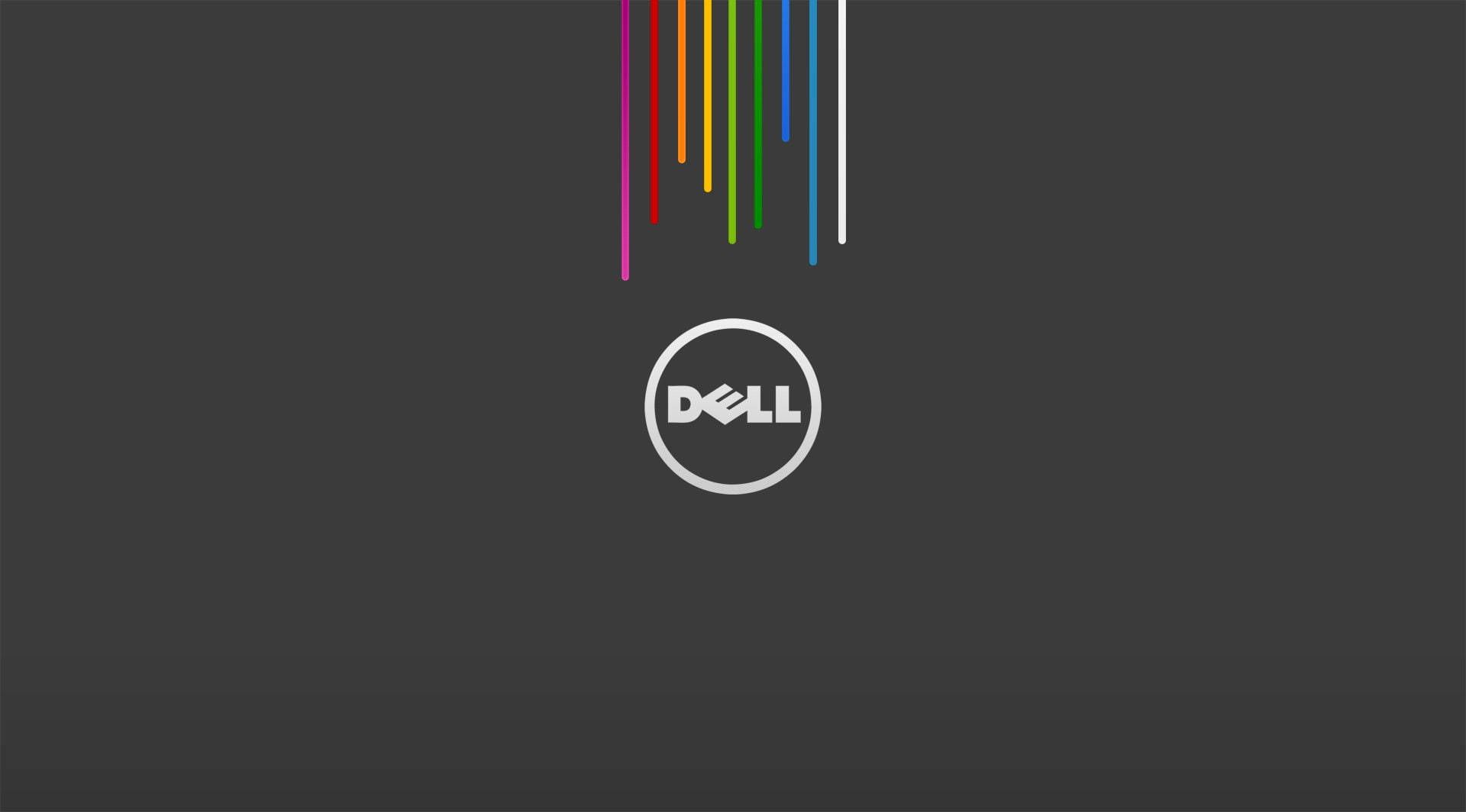 Dell Laptop Falling Colors Wallpaper