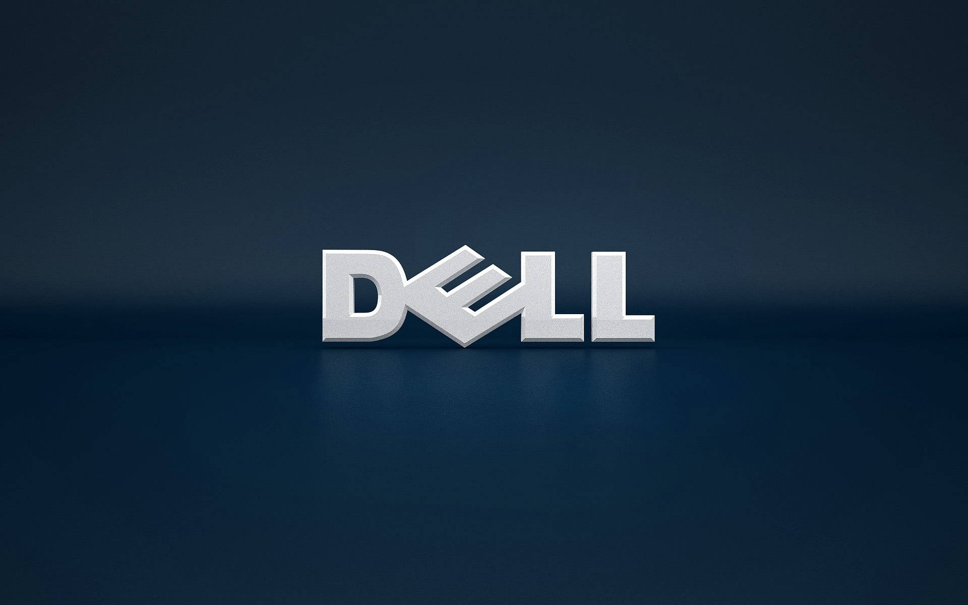 Delllaptop-logotyp I 3d. Wallpaper