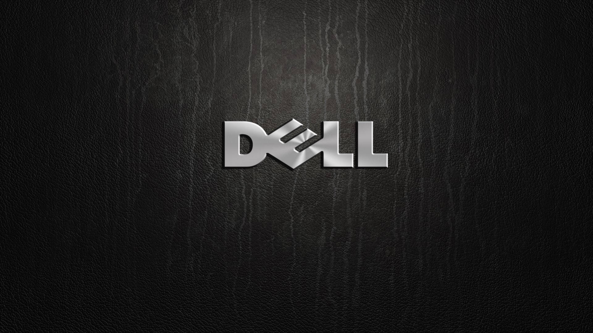 Delllaptop-logotypen Fläckad. Wallpaper