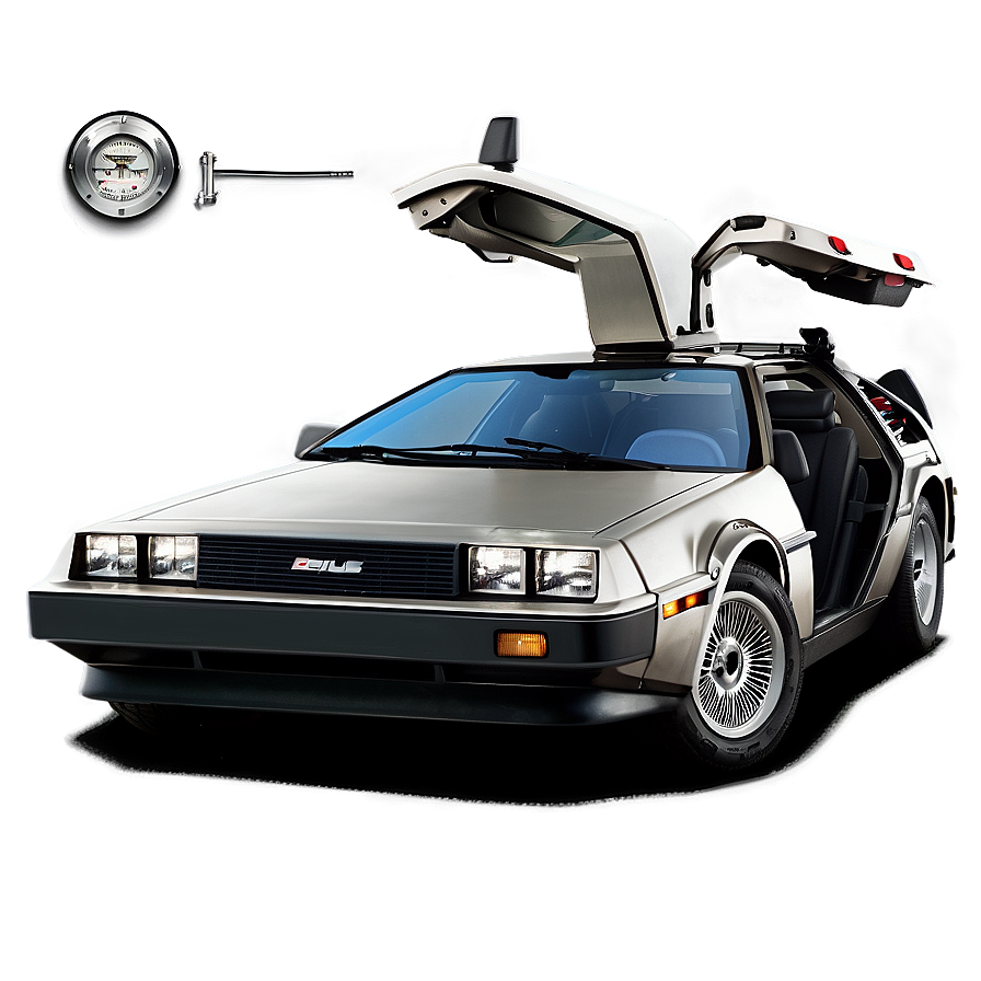 Download Delorean A | Wallpapers.com