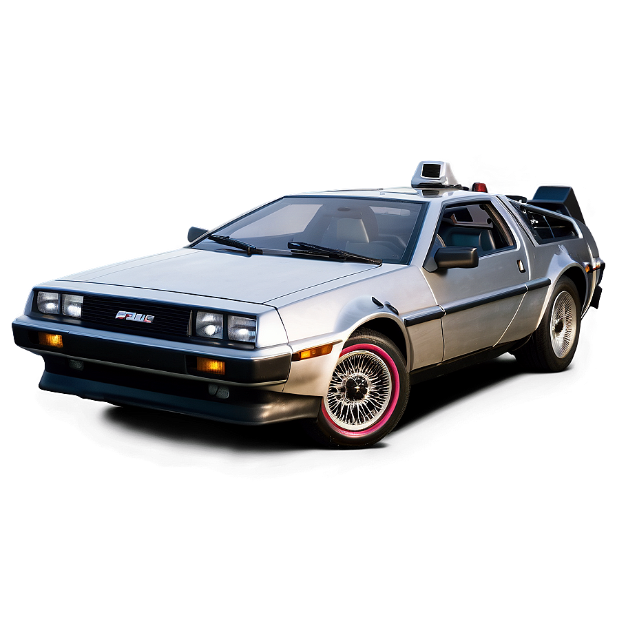 Download Delorean In Dramatic Sunset Light Png Boo | Wallpapers.com