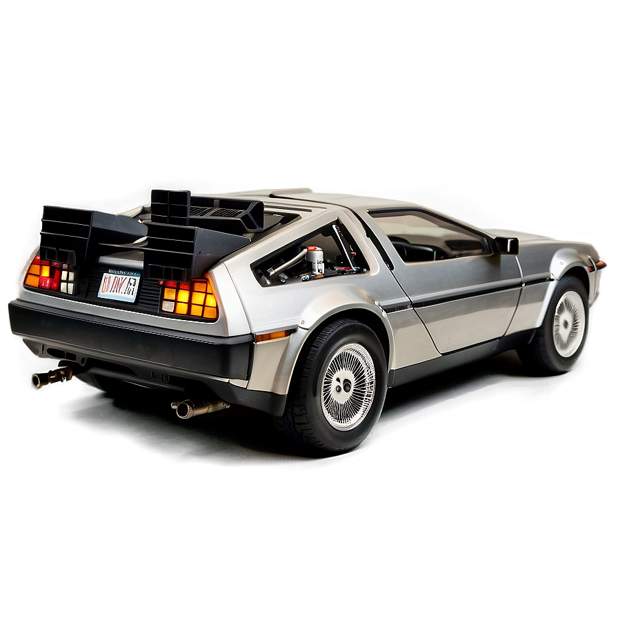 Download Delorean In Dramatic Sunset Light Png Vkm18 | Wallpapers.com