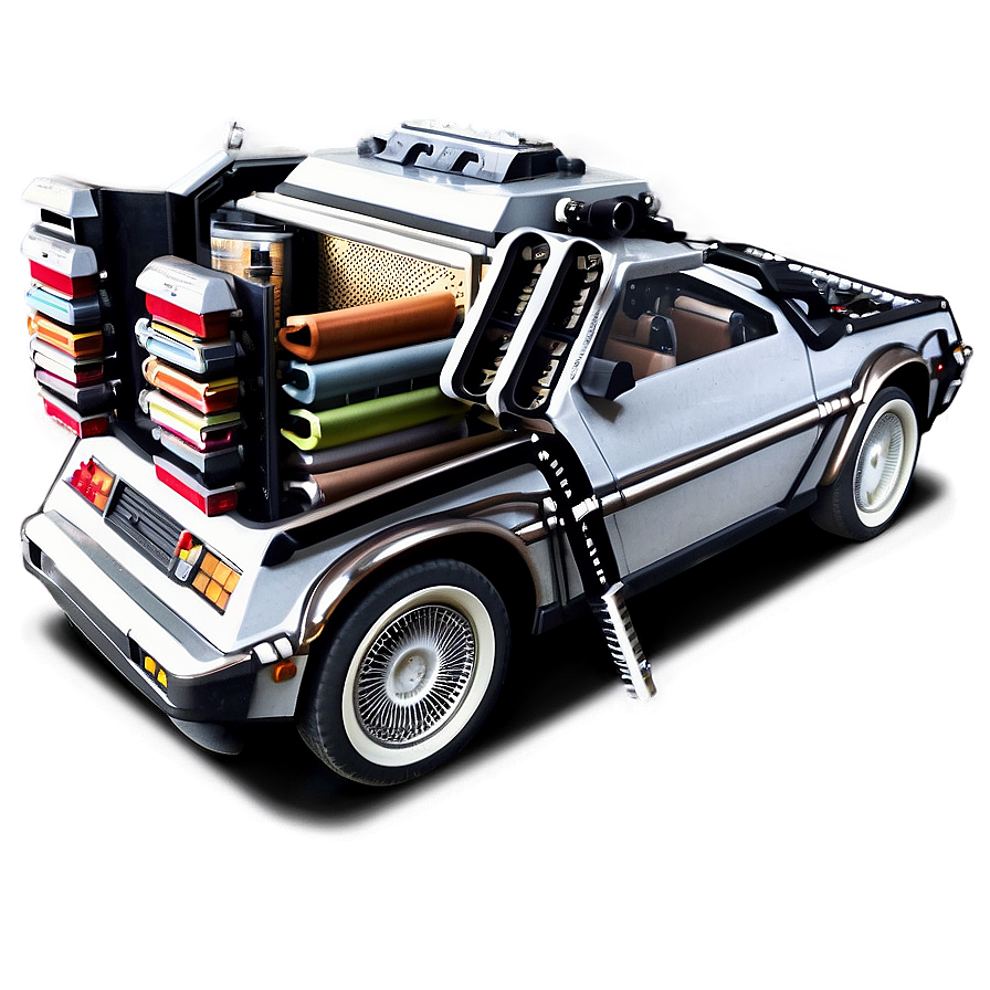 Delorean Time Machine Back To The Future Png 54 PNG