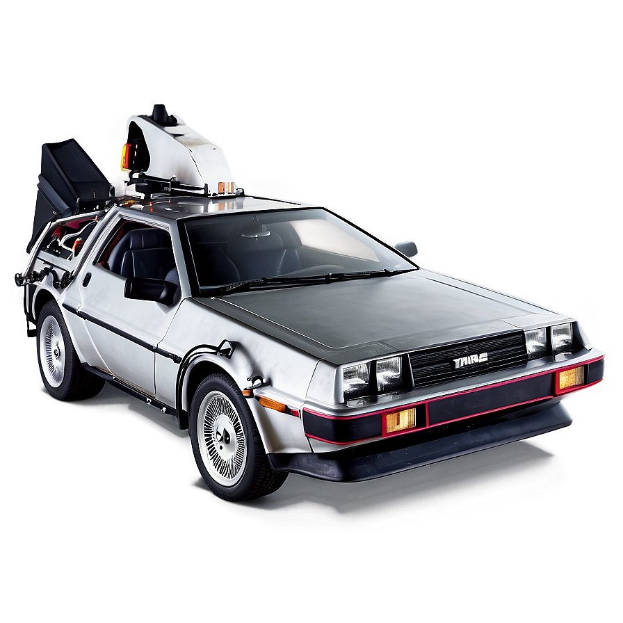 Delorean Time Machine Back To The Future Png Ndm PNG