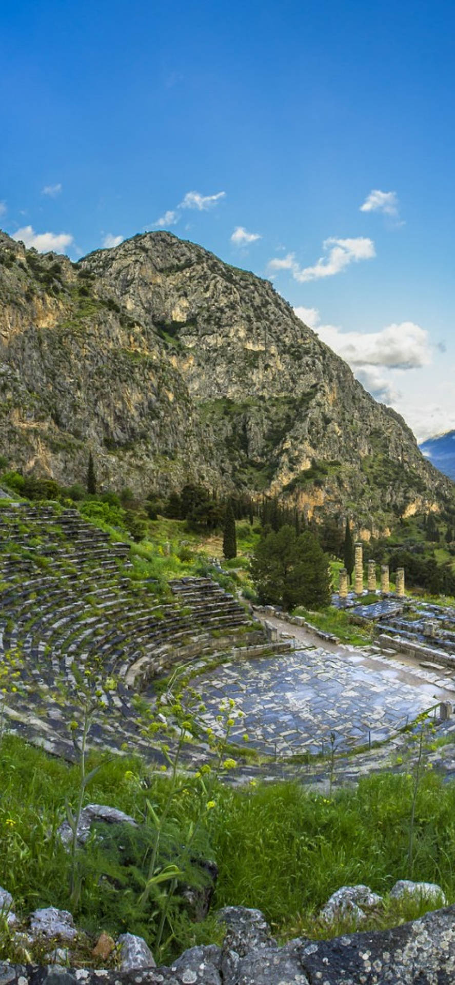 Delphi Teater Ruin Iphone Wallpapers: Wallpaper