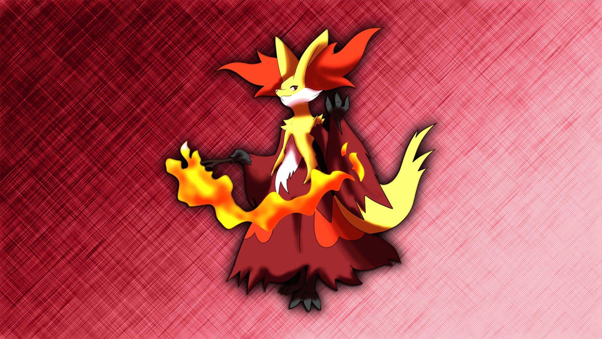 Delphox Fire Type Pokemon Wallpaper