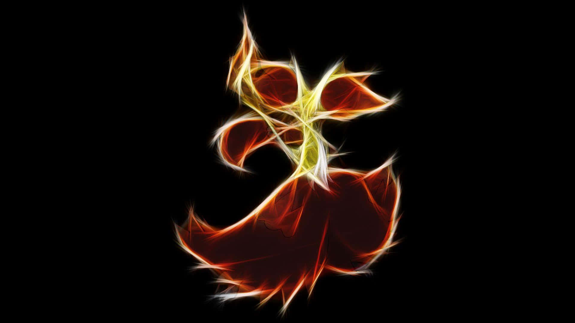 Delphox Fractal Art Wallpaper