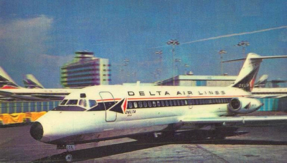 Deltaairlines Vintage Flugzeuge Wallpaper