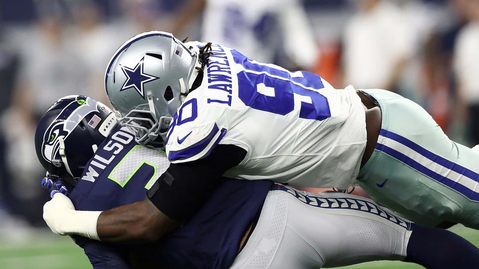 Demarcus Lawrence Defensive Athlet Tapet Wallpaper