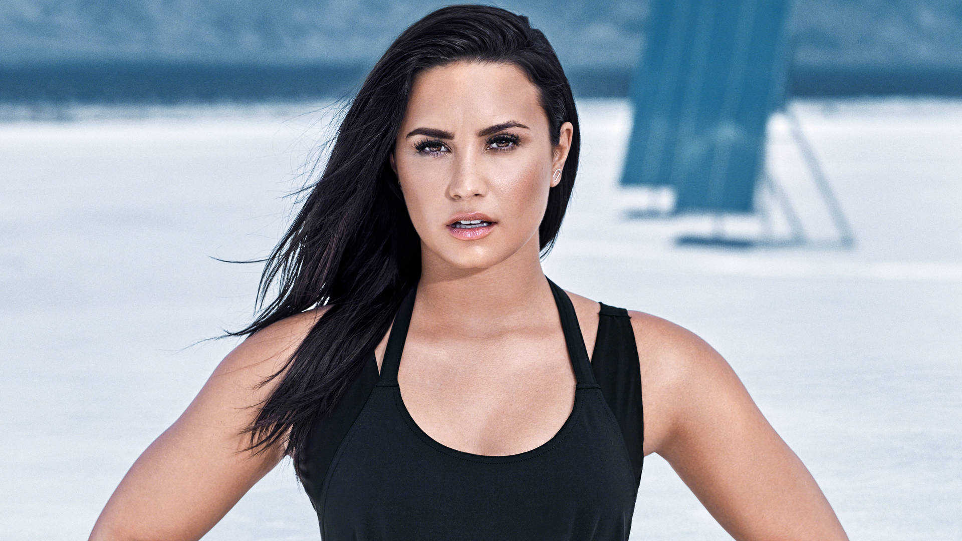 Demi Lovato Focus Photography Background