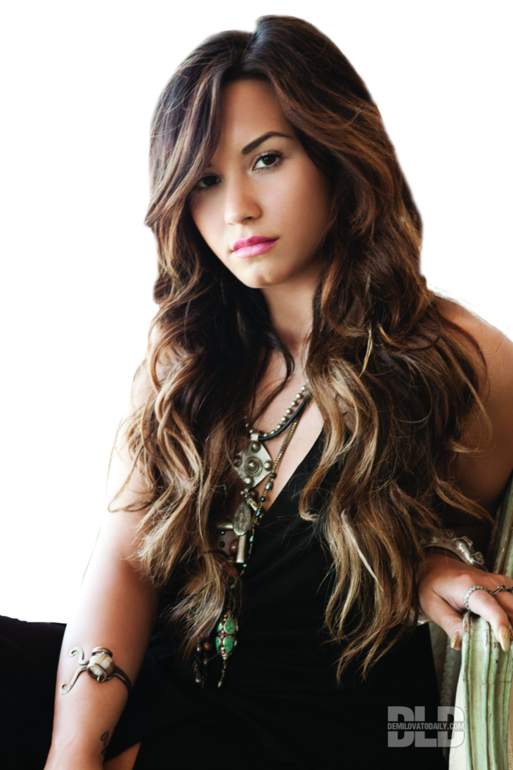 Demi Lovato Serious Portrait PNG