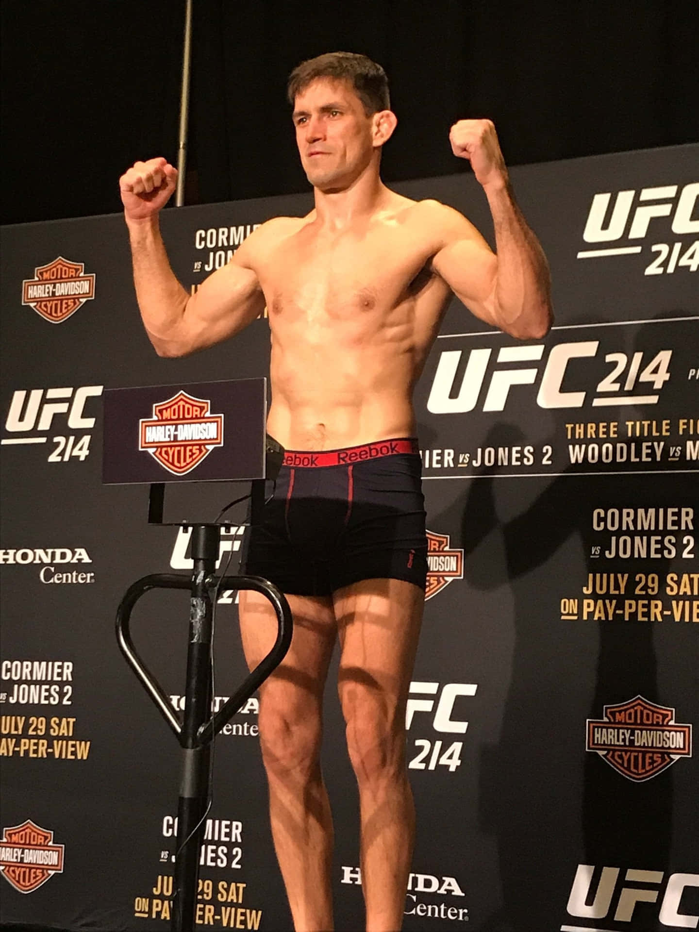 Demian Maia Ufc Ceremonial Weigh-in. Picture