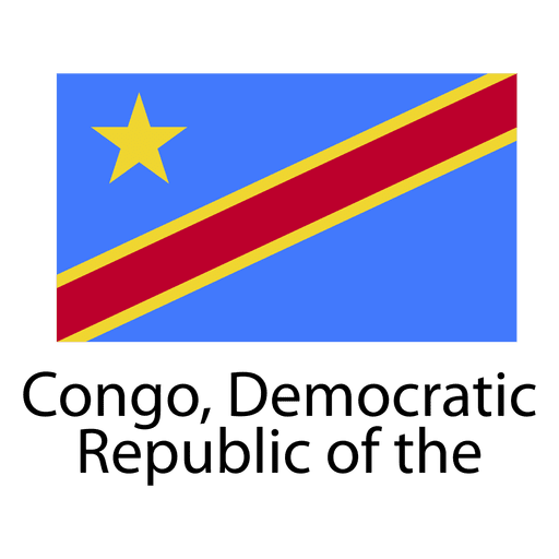 Democratic Republicof Congo Flag PNG