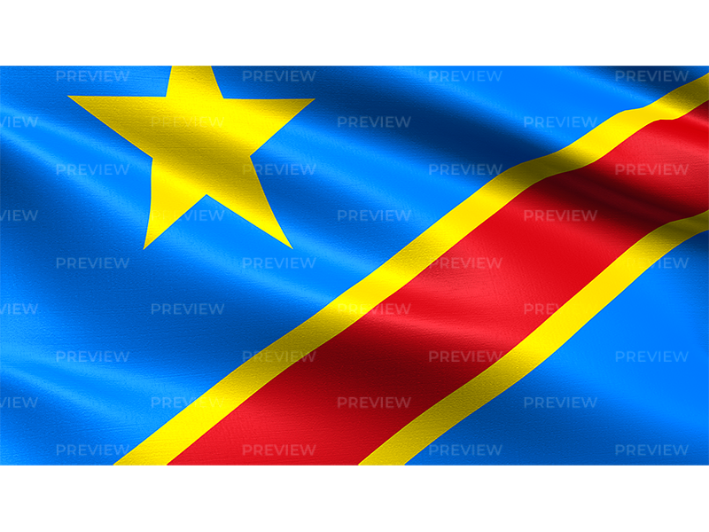 Democratic Republicof Congo Flag PNG