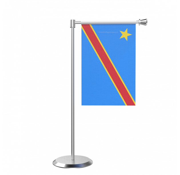 Democratic Republicof Congo Flagon Stand PNG
