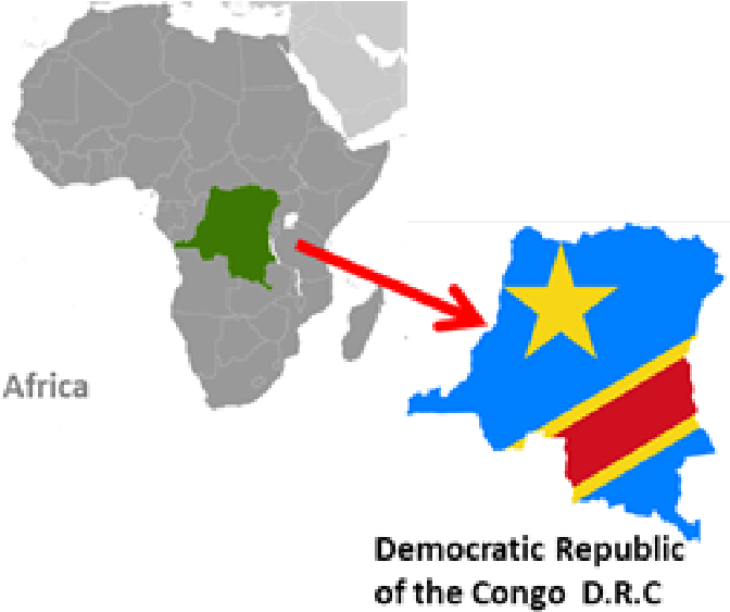 Democratic Republicof Congo Map Highlight PNG