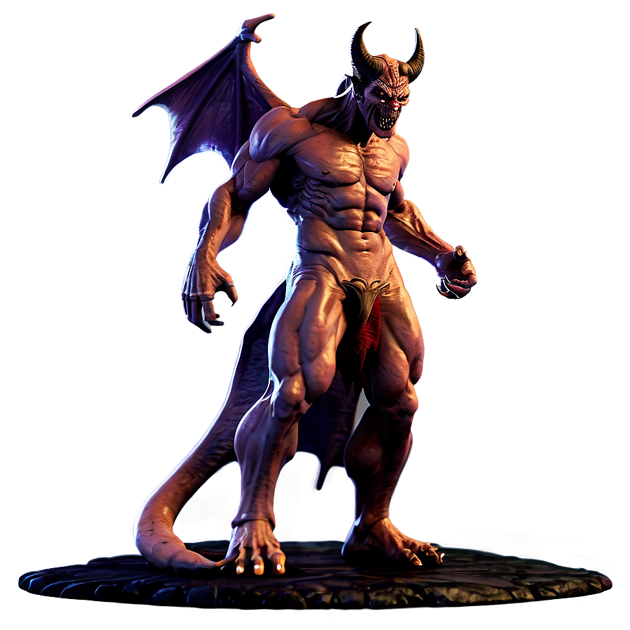 Demon Devil Figure Png 05232024 PNG