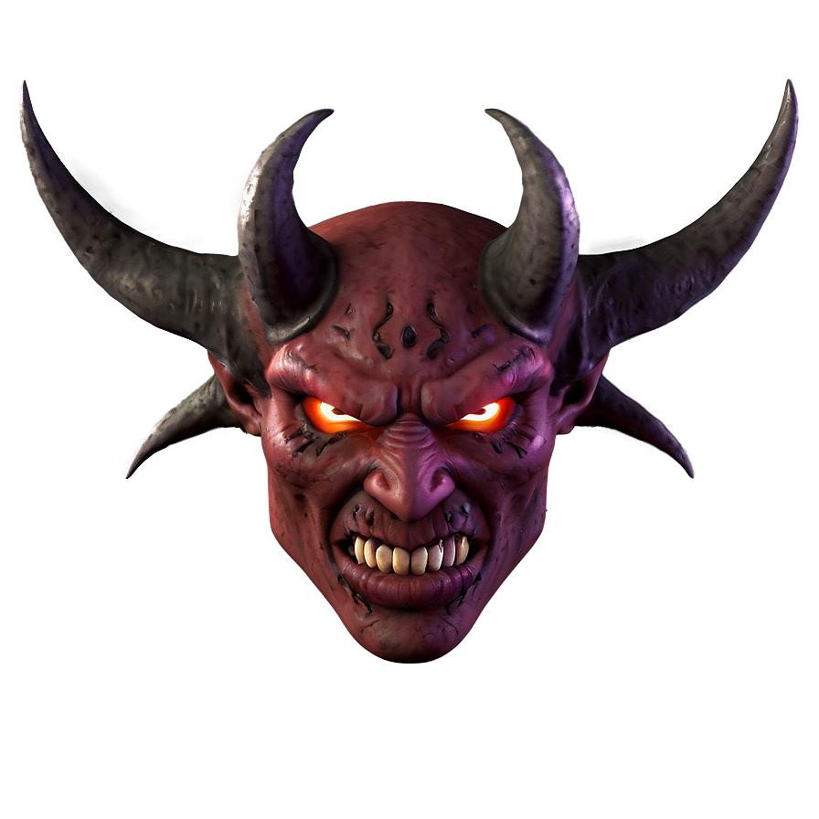 Download Demon Face Close-up Png 38 | Wallpapers.com